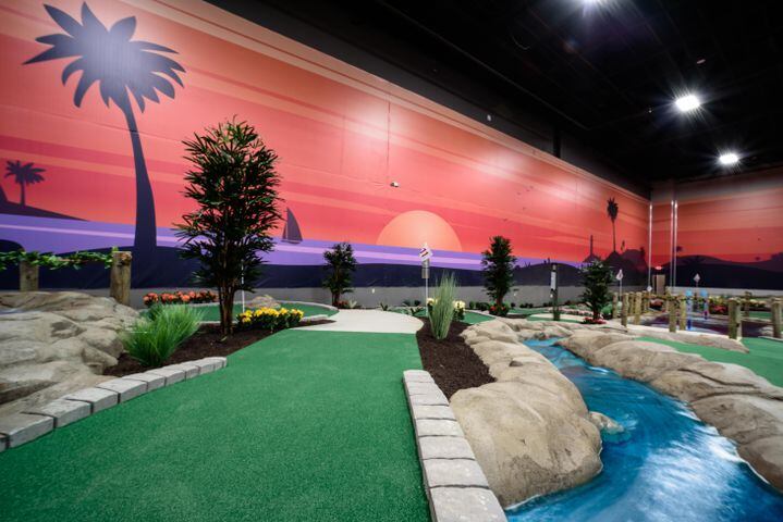 PHOTOS: Take a sneak peek at Scene75's new Sunset Island mini-golf course