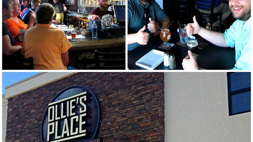 Ollie’s Place, a craft beer taproom, whiskey bar and restaurant, is now open at 518 Miamisburg-Centerville Road. A carryout store will soon open next door at 520 Miamisburg-Centerville Road. (Photos by: Vivienne Machi)