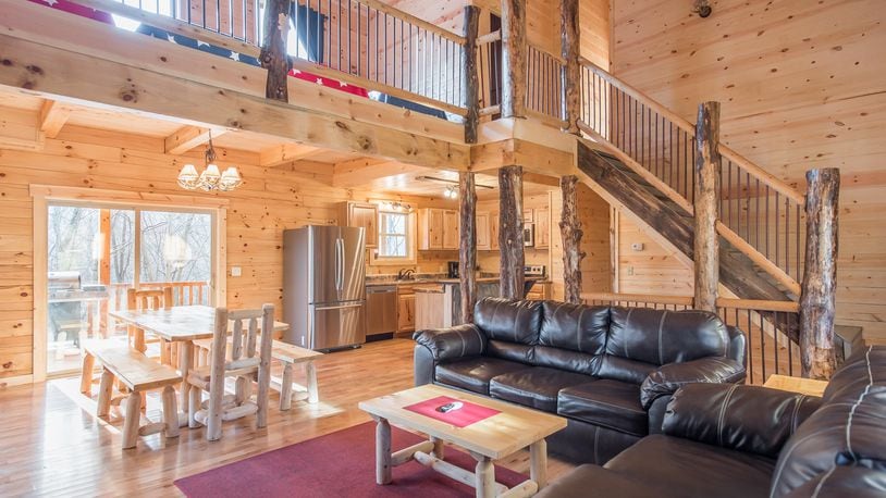 New and existing guests at The Inn & Spa at Cedar Falls in Hocking Hills can now book a stay in large, fully-loaded lodges that sleep up to two dozen guests.
