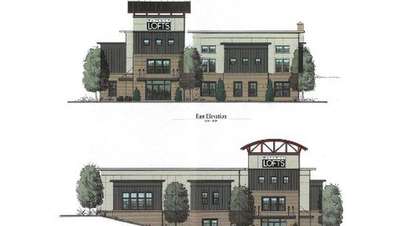 Renderings of proposed Gateway Lofts project in Centerville.