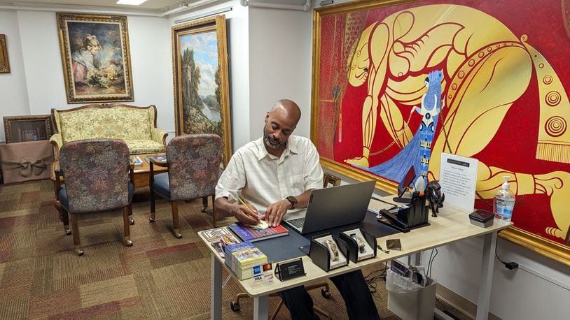Ed Dixon is the owner of Edward A. Dixon Gallery in downtown Dayton. "People come in and say, 'this is my first time being in an art gallery.' That was part of my mission, for it to be a comfortable space for anybody from any demographic, any level of expertise." CONTRIBUTED PHOTOS