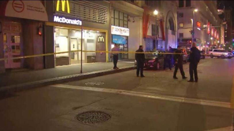 Police in Pittsburgh responded to a shooting at a McDonald's restaurant late Friday.