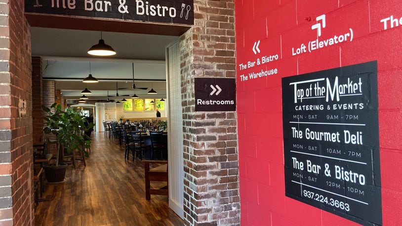 The Bar & Bistro is located inside Top of the Market at 32 Webster Street in downtown Dayton.