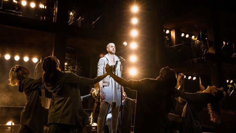 Aaron LaVigne (Jesus) and the company of the North American Tour of "Jesus Christ Superstar." CONTRIBUTED/MATTHEW MURPHY