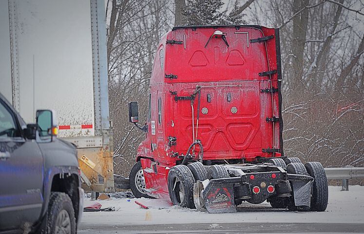 PHOTOS: Crashes on area highways after winter weather