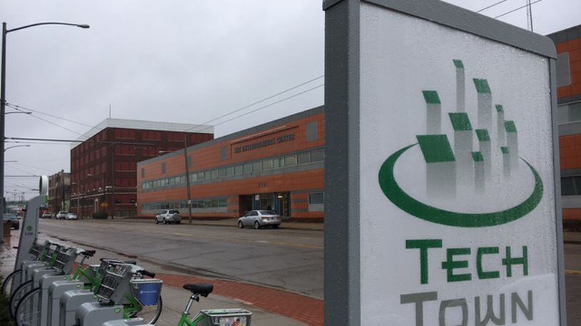 The Tech Town business park is part of the overall thriving Webster Station section of Dayton. THOMAS GNAU/STAFF