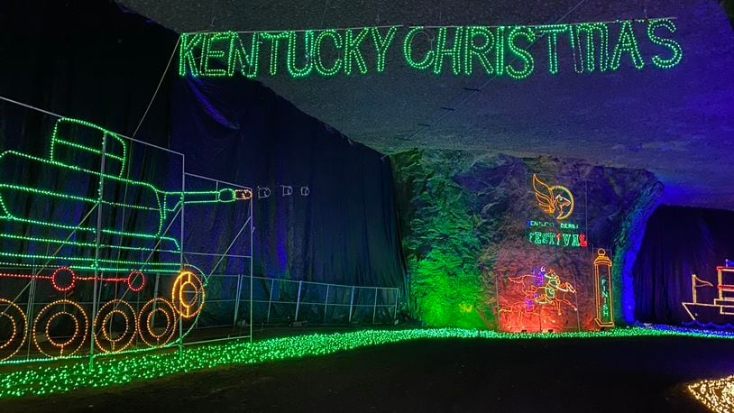 Lights Under Louisville is now open at Louisville Mega Cavern through Jan. 2, 2022. LOUISVILLE MEGA CAVERN