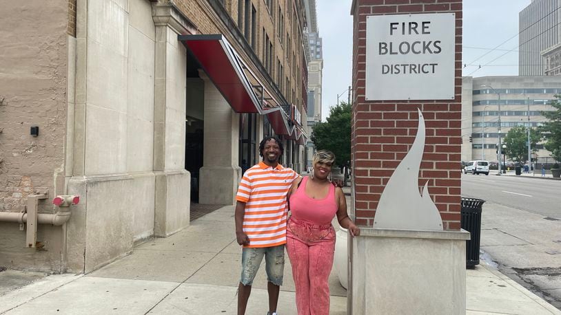 Dayton natives Tae Winston and her brother, Mark Lee, are opening a bar in Dayton’s Fire Blocks District with additional space to accommodate service-based businesses. The Ambiance Bar & Suites will be located at 116 E. Third St. NATALIE JONES/STAFF