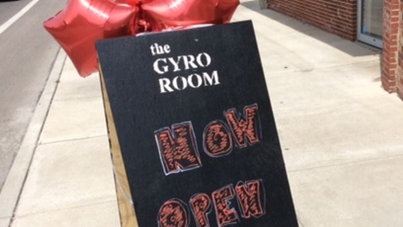 The Gyro Room, a Greek restaurant at 1124 Brown St. near the University of Dayton, opened its doors to the public today, April 10. MARK FISHER/STAFF