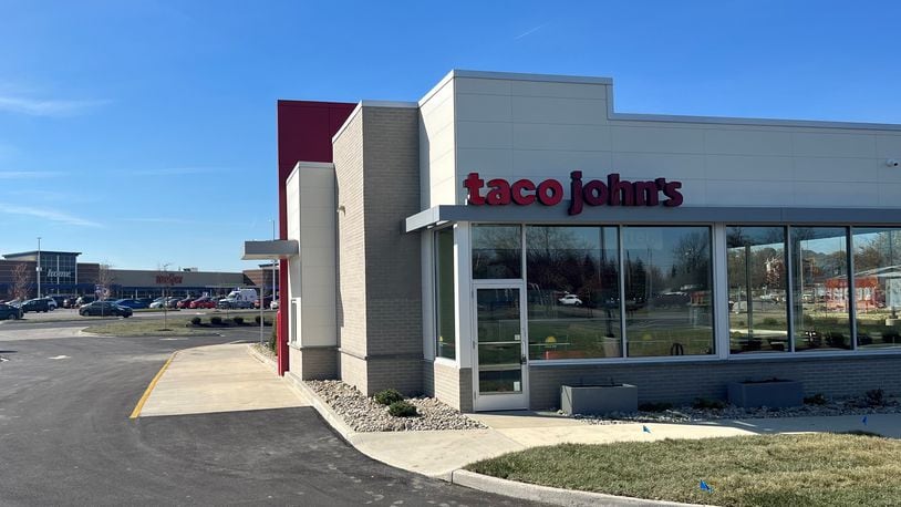 Taco John’s has received approvals to build a restaurant in Riverside near Wrigh-Patterson Air Force Base. The restaurant chain opened its first Dayton area business in Kettering last week. JEREMY P.KELLEY/STAFF