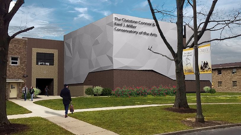 Construction of a new wing at Alter High School in Kettering is expected to begin in the spring/summer of 2017. The building will feature a 236-seat theater, an art gallery and classroom, a two-story band and music room, a dance studio and other amenities. Contributed