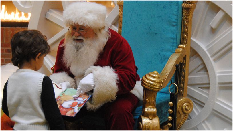 “Sensory Santa Visits” at Liberty Center feature lower lighting, no music and the opportunity to take part in the holiday tradition of visiting with Santa free from distractions. STAFF FILE PHOTO