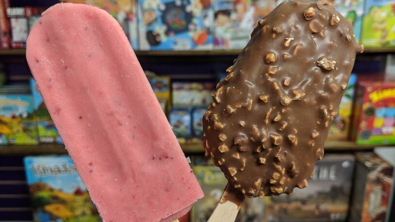 Ice cream bars are among the additions  to the menu at Cardboard Crowns. SUBMITTED