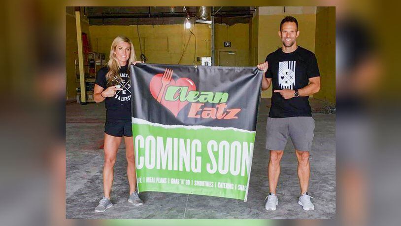 Andrea and Adam Dobrozsi plan to open Clean Eatz Cafe by the end of January in West Chester. The certified personal trainers say the cafe offers healthy, convenient meals that are affordable. SUBMITTED PHOTO