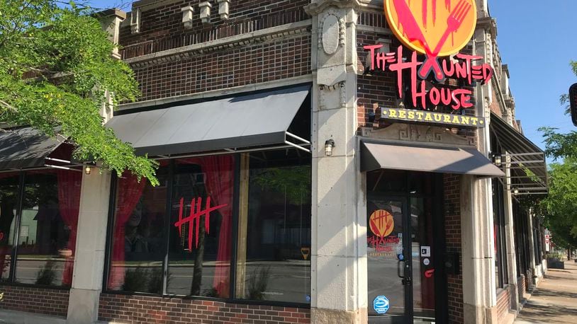 The Haunted House Restaurant in Cleveland Heights serves up horror-movie-themed dishes and spooky ambiance.
