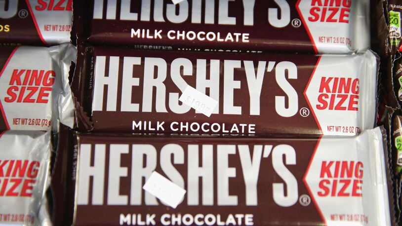 Bob Williams of Long Grove, Iowa, has been passing out Hershey's chocolate bars for years to grateful residents.