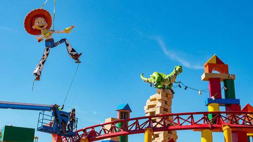 Jessie and Rex were recently installed as part of Toy Story Land at Disney Hollywood Studios. (Photo: Disney Hollywood Studios)