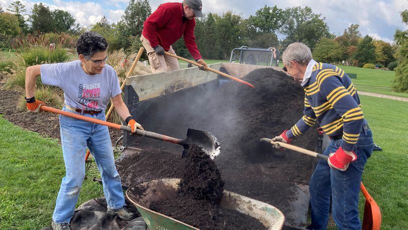 Five Rivers MetroParks is accepting volunteers for its Make a Difference Day on Oct. 22. Volunteers will help beautify parks by removing invasive species, planting trees and getting the parks ready for winter. Photo courtesy Five Rivers MetroParks.