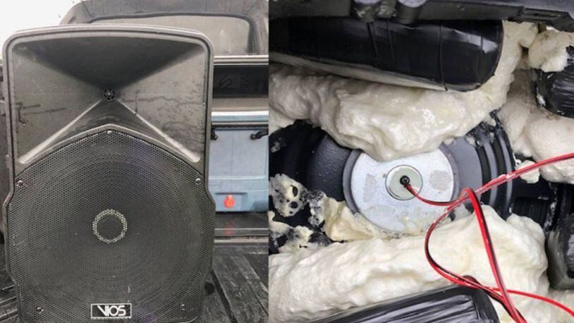 Deputies found 7.5 kilograms of cocaine inside a karaoke machine.