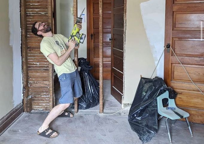 Laura and Brian Quinn have started a YouTube series called "Couple of Quinns" to document their journey as they renovate a 1905 Federal-style home in Dayton's Grafton Hill neighborhood.
