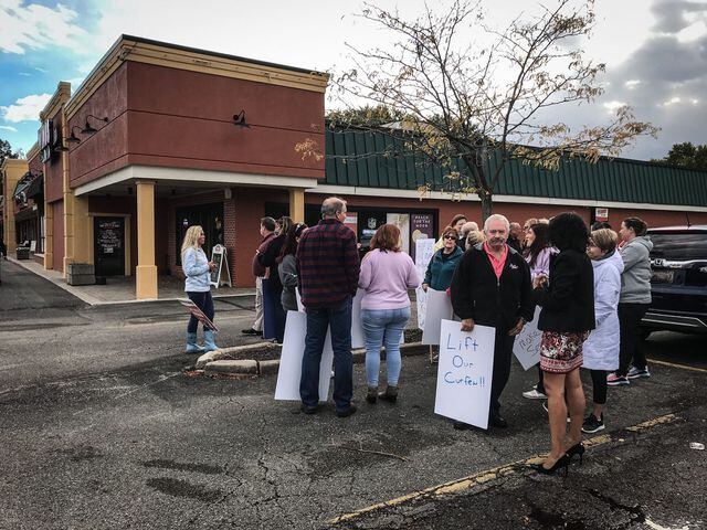 Restaurant protest