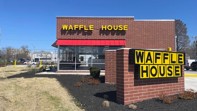Dayton’s newest Waffle House opens today at 2 p.m. on the corner of Wilmington Avenue and Patterson Road. NATALIE JONES/STAFF