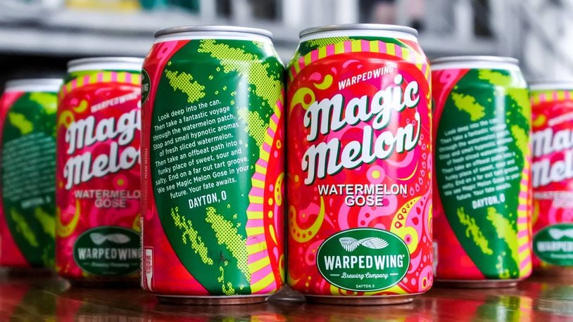 Warped Wing is bringing back its popular Magic Melon watermelon gose, with a launch party planned for May 16, 2019. (Source: Warped Wing)