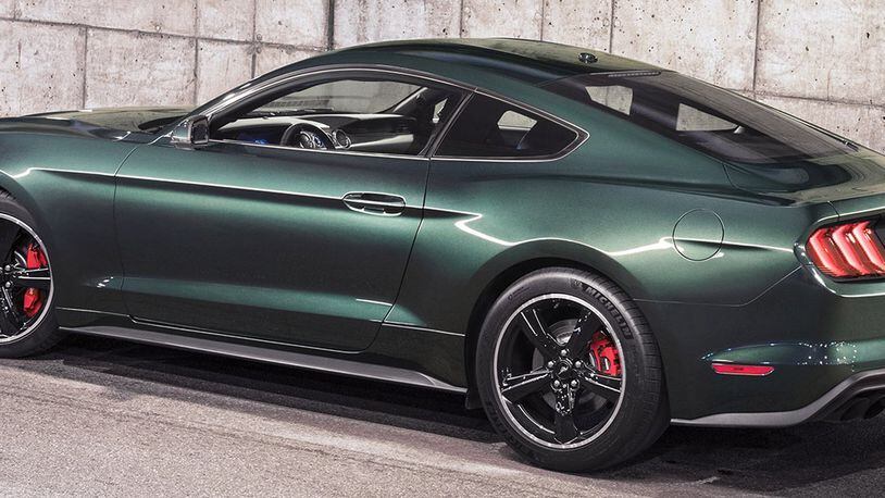 Hopes are high the 2019 Ford Mustang Bullitt, introduced in celebration of the 50th anniversary of iconic movie ‘Bullitt’ and its fan-favorite San Francisco car chase, will appear at the 2018 Dayton Auto Show, Feb. 22-25 at the Dayton Convention Center. Ford photo