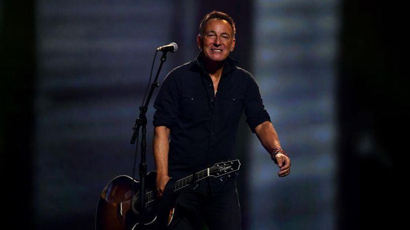 Singer-songwriter Bruce Springsteen performs during the closing ceremony of the Invictus Games 2017 at Air Canada Centre on September 30, 2017 in Toronto, Canada.
