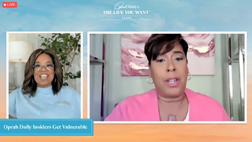 Karen Townsend created a vision board that included a picture of Oprah Winfrey on her vision board in 2020. Last month, she was chosen by Winfrey to be one of 16 women to share their personal stories of vulnerability to her Insiders Group.