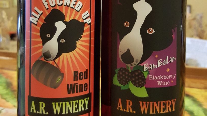 A.R. Winery in Arcanum, which already sells a wine called “What the Foch,” will release “All Foched Up” next month. SUBMITTED
