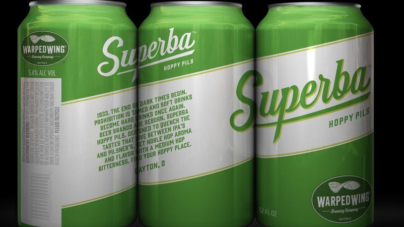 Warped Wing Brewing Company will release Superba on Thursday, Feb. 8 at the brewery in downtown Dayton. SUBMITTED