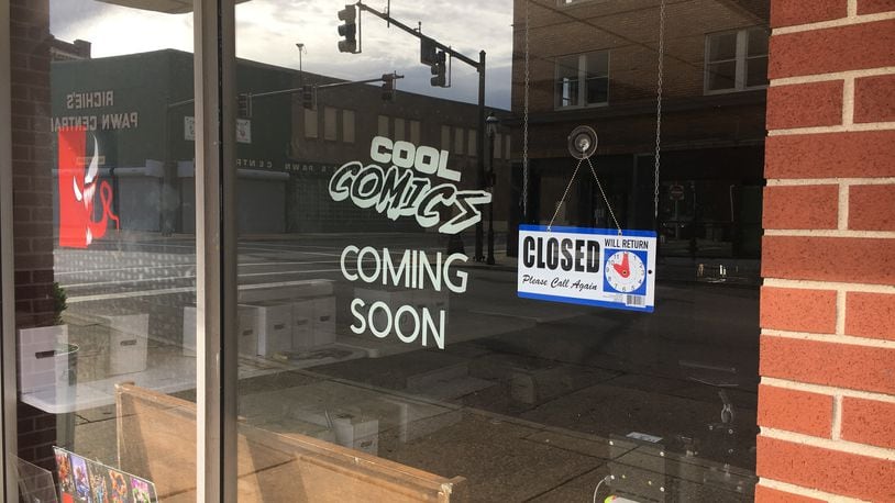 Cool Comics & Collectibles is expected to open in late May at 1207 Central Ave. in Middletown. RICK MCCRABB/STAFF