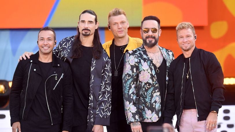 NEW YORK, NY - JULY 13:  (L-R) Howie D., Kevin Richardson, Nick Carter, AJ McLean and Brian Littrell of the Backstreet Boys. File photo. (Photo by Michael Loccisano/Getty Images)