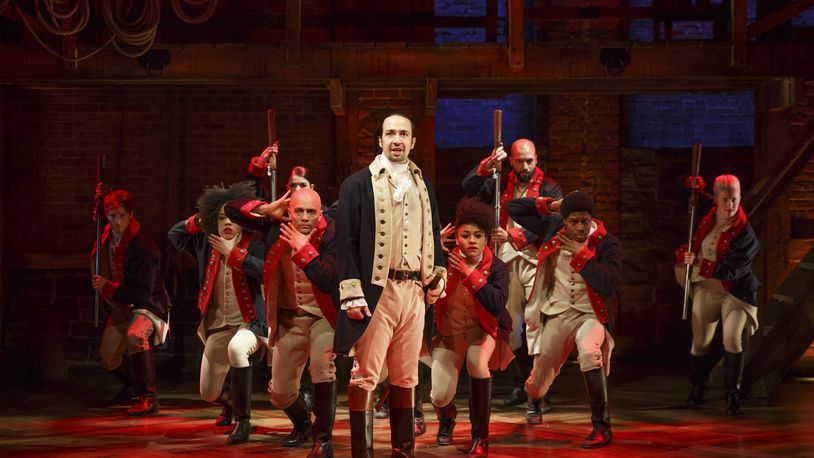 The national tour of Lin-Manuel Miranda’s 2015 blockbuster musical “Hamilton,” opens soon in Cincinnati for the 2018-2019 season. (Contributed photo by Joan Marcus)