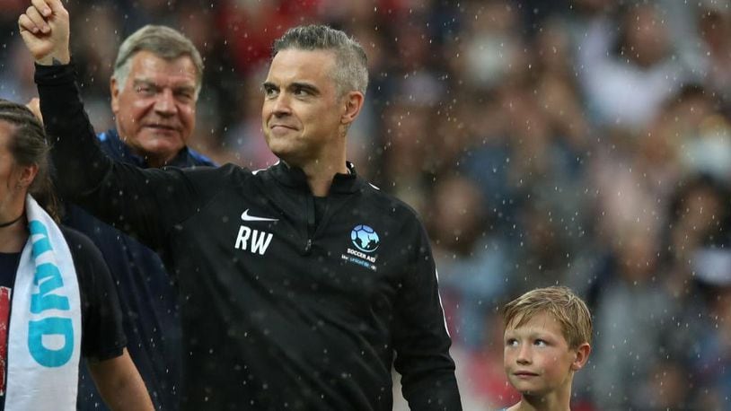 Singer Robbie Williams gestured last week at the Soccer Aid for UNICEF 2018 match last week. Williams made an obscene gesture that was caught on camera at the World Cup's opening ceremony.