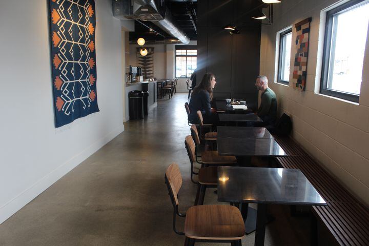 PHOTO:  look inside of the new Ghostlight Coffee shop location next to Old Scratch Pizza