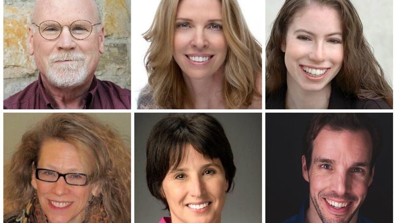 The six finalists for Futurefest 2020 are (top row, from left): William Cameron, Shanti Reinhardt, Elana Gartner, (bottom row, from left) Barbara Blumenthal-Ehrlich, Kimberly Shimer and Kevin Cirone.