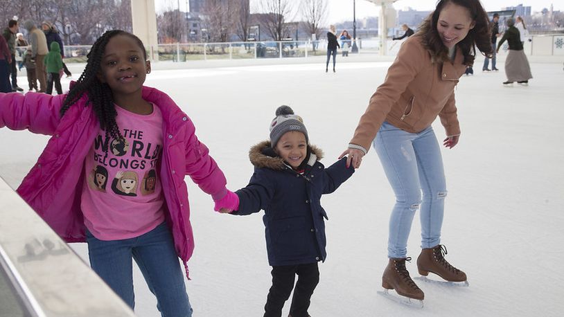 Fun for the entire family at the MetroParks Ice Rink - Contributed