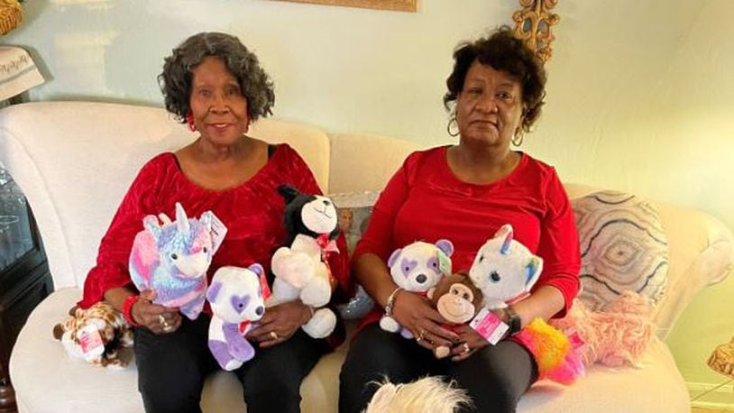 Priscilla Jones and Sherri Walton are co-chairs of the Teddy Bear Round-Up sponsored by the Dayton chapter of the National Council of Negro Women. CONTRIBUTED