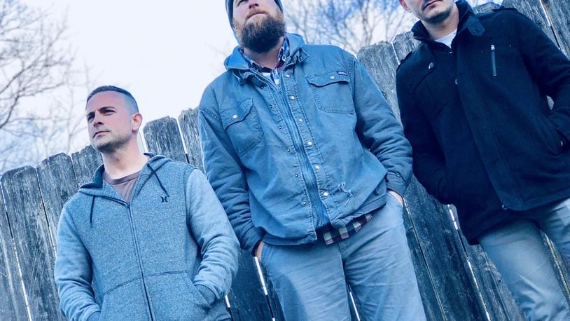 High school friends, (left to right) Robert Grote, Aaron Zurn and Ben Willis, recently reformed their high school band, Stailer, which is helping one of its members deal with memory loss and Post-Traumatic Stress Disorder. (Not pictured, Nick Kostoff) CONTRIBUTED