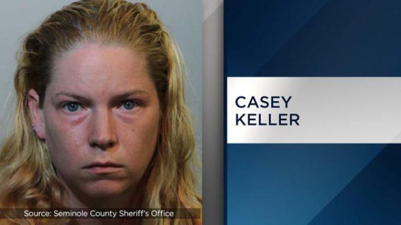 Deputies said they arrested 33-year-old Sanford, Florida, resident Casey Keller and charged her with child neglect with great bodily harm.