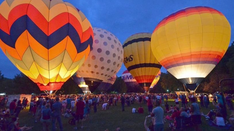 The LaRosa’s Balloon Glow at Coney Island will light the sky with illuminated, hot-air balloons on July 3. CONTRIBUTED PHOTO