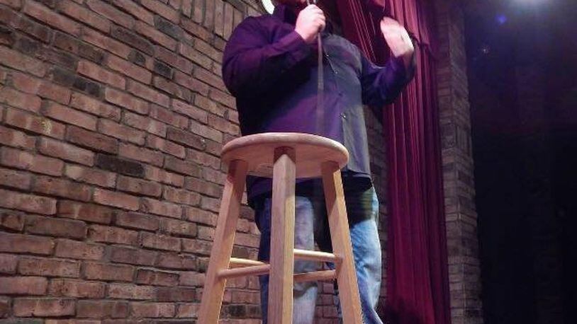 Travis Charles performing stand-up comedy. CONTRIBUTED