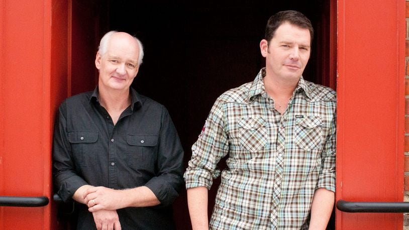 Comedians Colin Mochrie (left) and Brad Sherwood's "Stream of Consciousness" live improv show will be presented via Zoom Saturday, Oct. 24 and Friday, Oct. 30 courtesy of Dayton Live. (CONTRIBUTED PHOTO)