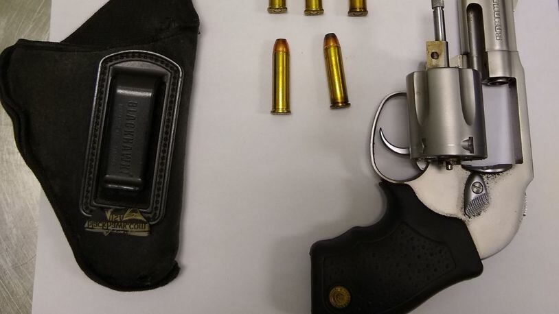TSA found this Taurus .357 Magnum in a carry on bag this morning.
