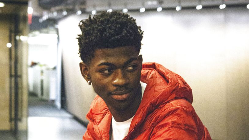 This undated image provided by Columbia Records shows rapper Lil Nas X, whose viral hit "Old Town Road" was removed from Billboard's country charts because they said it wasn't country enough.