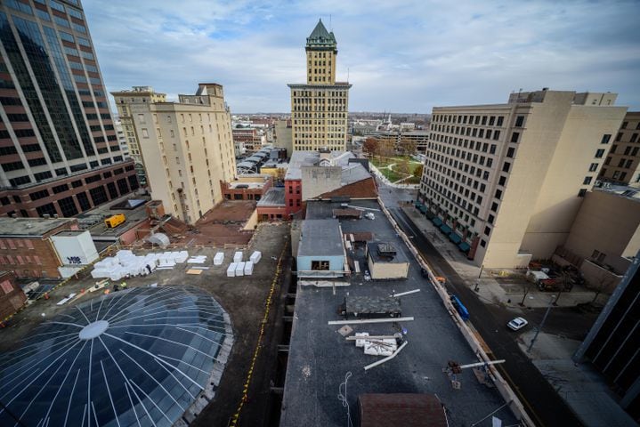 PHOTOS: Behind the scenes during construction at the Dayton Arcade