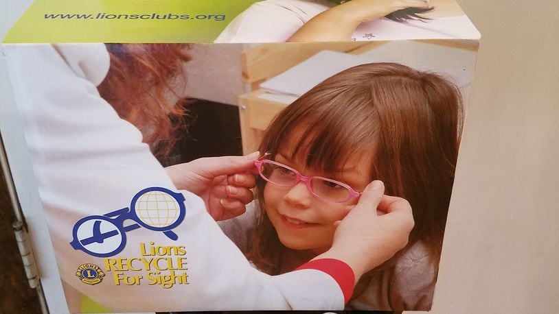 The Lions Club welcomes donations of eyeglasses. CONTRIBUTED