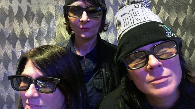 The seminal 1990s alt-rock band, The Breeders, fronted by the Dayton-born Deal sisters (left and right) will be performing at MusicNow on April 28. CONTRIBUTED